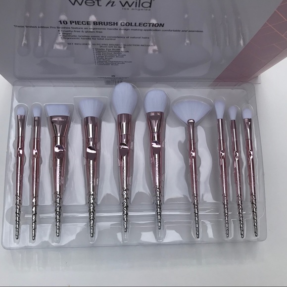 Wet n Wild Limited edition pro brush set 10pc  NIB - Picture 2 of 8